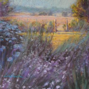 Glow over the Hayfields by Linda Finch